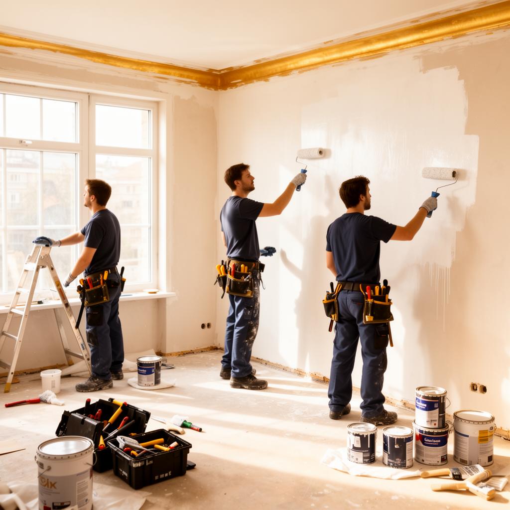 Building maintenance work
